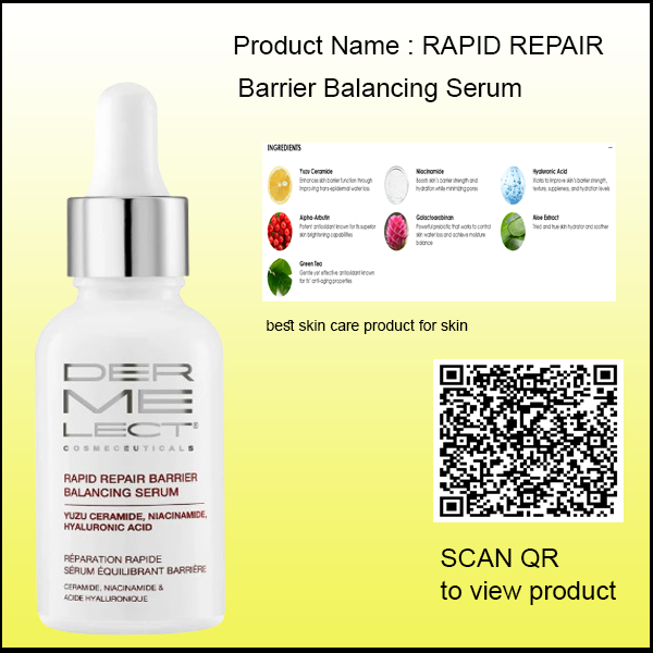 Dermelect Rapid Repair Barrier Balancing Serum bottle